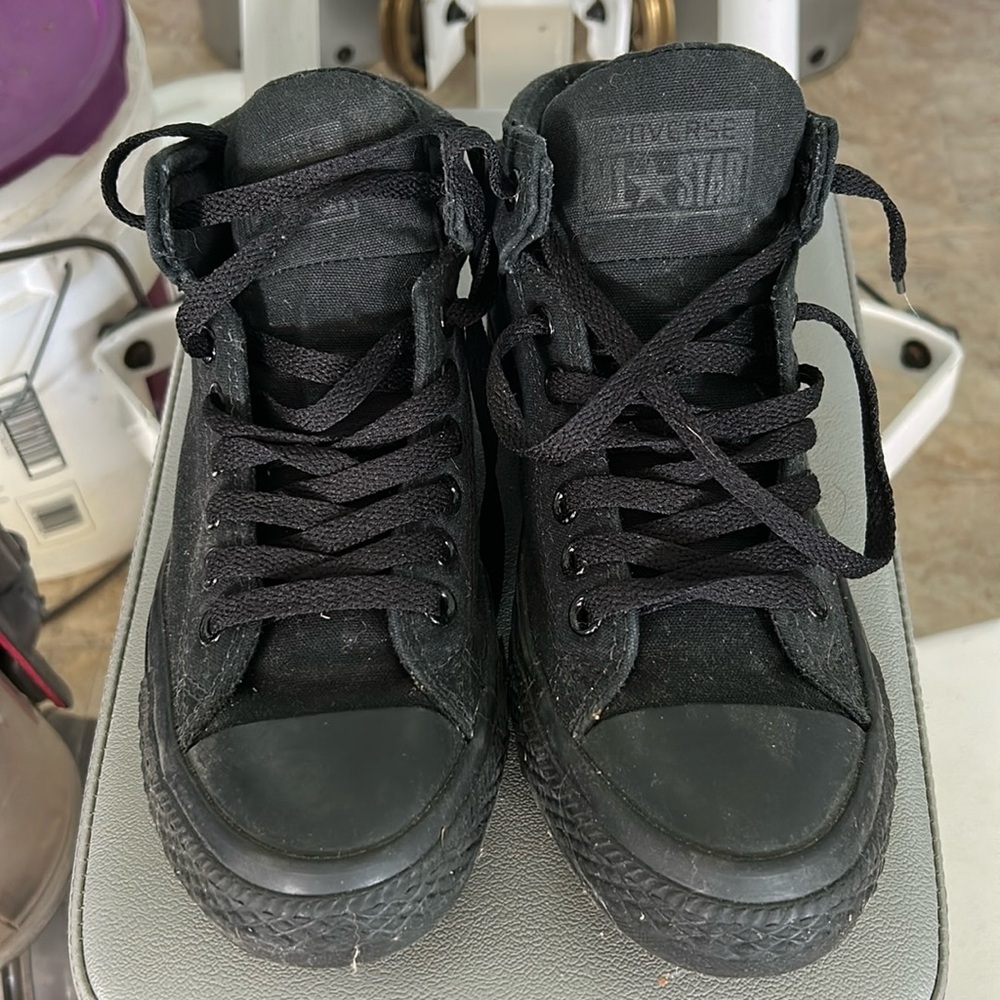 Converse Black Mid Sneakers Unisex